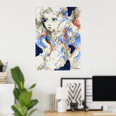 Seraph Ink Pen Zeichnend Poster (Heimbüro)