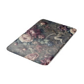 Seraph Jagd - Gothic Floral Design Badematte (Schrägansicht)