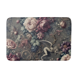 Seraph Jagd - Gothic Floral Design Badematte