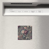 Seraph Jagd - Gothic Floral Design Magnet (In Situ (Geschirrspüler))