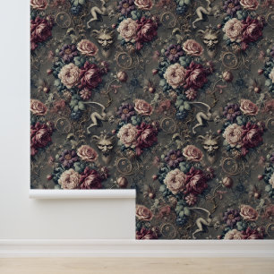 Seraph Jagd - Gothic Floral Design Tapete