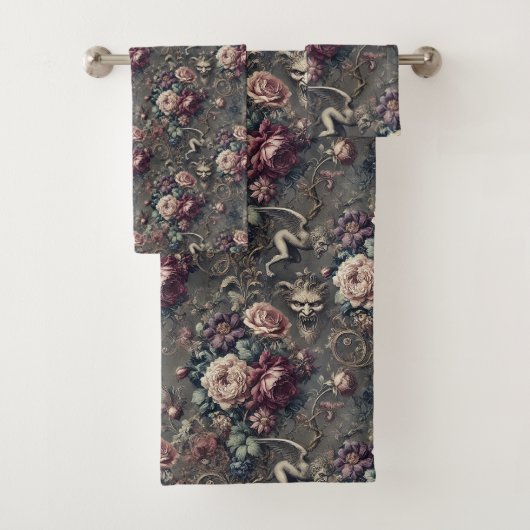 Seraph Jagd - gotisch Viktorianisch Badhandtuch Set (Insitu)