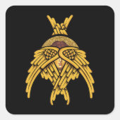 Seraphim Angel Quadratischer Aufkleber (Vorderseite)