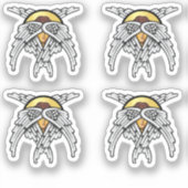 Seraphim Angel Silver Aufkleber (Vorderseite)