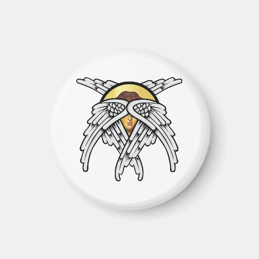 Seraphim Angel Silver Magnet (Vorne)