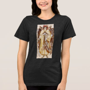 Seraphim-Engel umgeben den göttlichen Thron Tri-Blend Shirt
