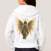 „Seraphim – Flammen des Lichts, Wächter der Seele“ Hoodie (Rückseite)