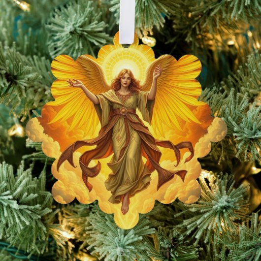 „Seraphim – Flammen des Lichts, Wächter der Seele“ Ornament Karte (Insitu (Baum))