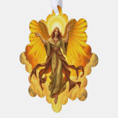 „Seraphim – Flammen des Lichts, Wächter der Seele“ Ornament Karte (Linke Ecke)
