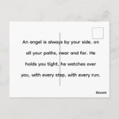 „Seraphim – Flammen des Lichts, Wächter der Seele“ Postkarte (Rückseite)