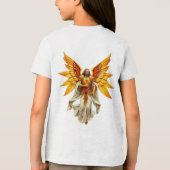 „Seraphim – Flammen des Lichts, Wächter der Seele“ Tri-Blend Shirt (Rückseite)