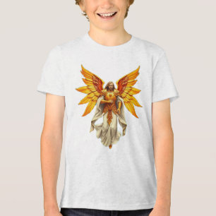 „Seraphim – Flammen des Lichts, Wächter der Seele“ Tri-Blend Shirt