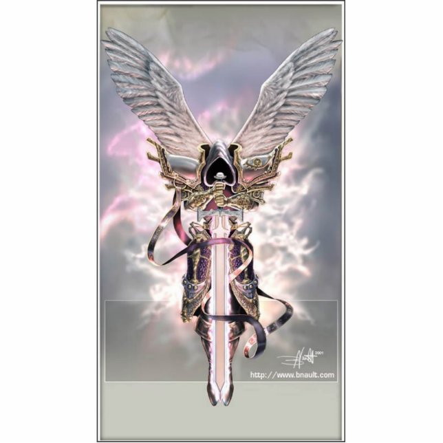 Seraphim Freistehende Fotoskulptur (Vorne)