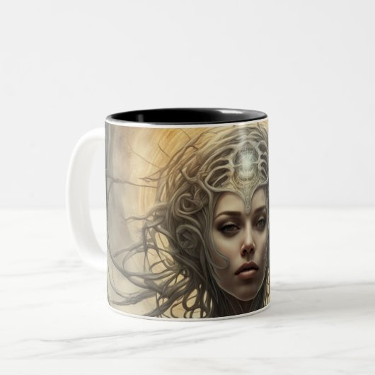Seraphim Zweifarbige Tasse (Vorderseite Links)