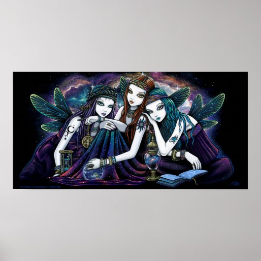 Seraphina Celestial Angels Nebula Fairy Poster (Vorne)