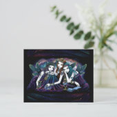 Seraphina Celestial Fairy Sisters Postkarte (Stehend Vorderseite)