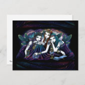 Seraphina Celestial Fairy Sisters Postkarte (Vorne/Hinten)