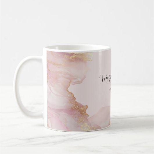 Seraphina Rosa und Gold Tasse (Links)