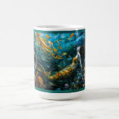 "Seraphina" - Wunderschöne mystische Meerjungfrau Kaffeetasse (Mittel)
