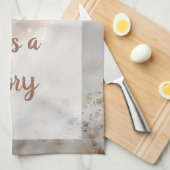 Seraphis - Weiß Geschirrtuch (Viertel Falte)