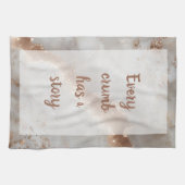 Seraphis - Weiß Geschirrtuch (Horizontal)