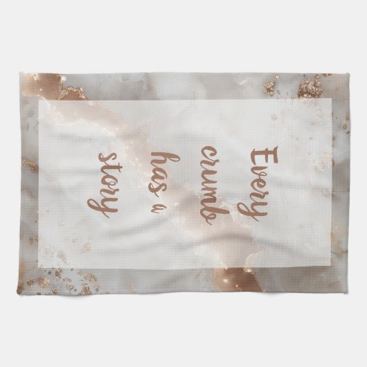 Seraphis - Weiß Geschirrtuch (Horizontal)