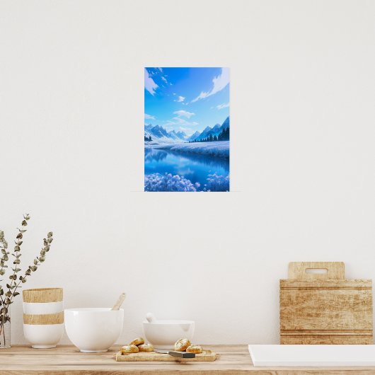 Seraphische Wiesen Poster (Küche)