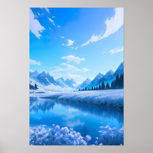 Seraphische Wiesen Poster (Vorne)