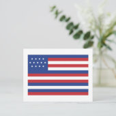 Serapis-Flagge Postkarte (Stehend Vorderseite)