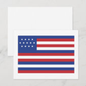 Serapis-Flagge Postkarte (Vorne/Hinten)