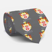 Serbe-Emblem Krawatte (Gerollt)