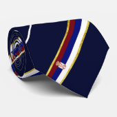 Serbe stripes Flagge Krawatte (Gerollt)