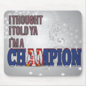 Serbe und ein Meister Mousepad (Vorne)