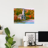 Serben Sie dem Herrn mit Freude Poster (Heimbüro)