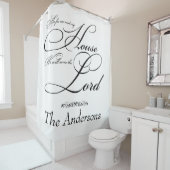 Serben Sie dem personalisierten Herrn Duschvorhang (Beispiel)