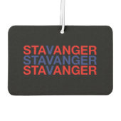 SERBIA-Flag Autolufterfrischer (Rückseite)