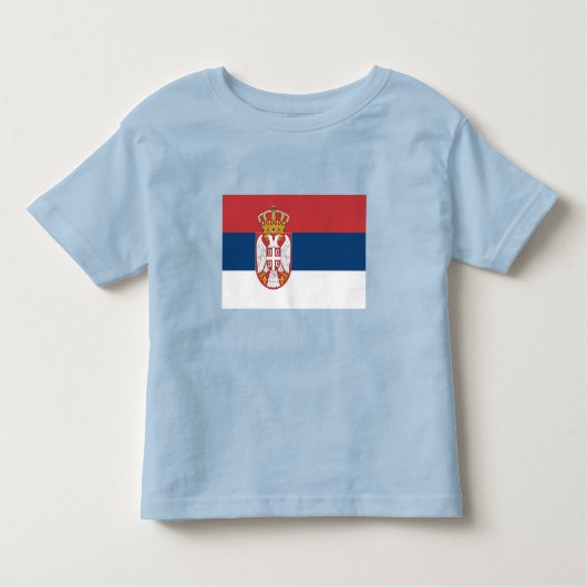 Serbia Flag Kleinkind T-shirt (Vorderseite)