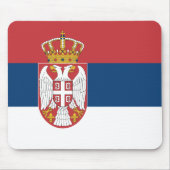 Serbia Flag Mousepad (Vorne)