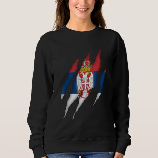 Serbia Flag of Serbia Serbia Flag Sweatshirt