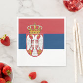 Serbia Flag Serviette (Beispiel)