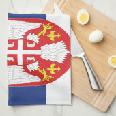 Serbia Handtuch (Viertel Falte)
