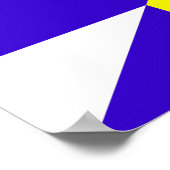 Serbia-Romanum-Halbzeichen Poster (Ecke)