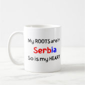 Serbia-Wurzeln Kaffeetasse (Links)