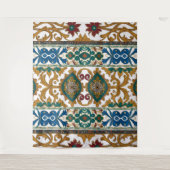 Serbian carpet pattern 5 wandteppich (Vorderseite)