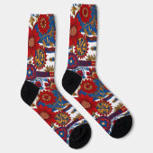 Serbian carpet pattern socken (Rechts)