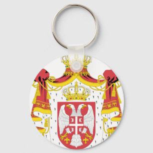 Serbian Coat of Arms Schlüsselanhänger