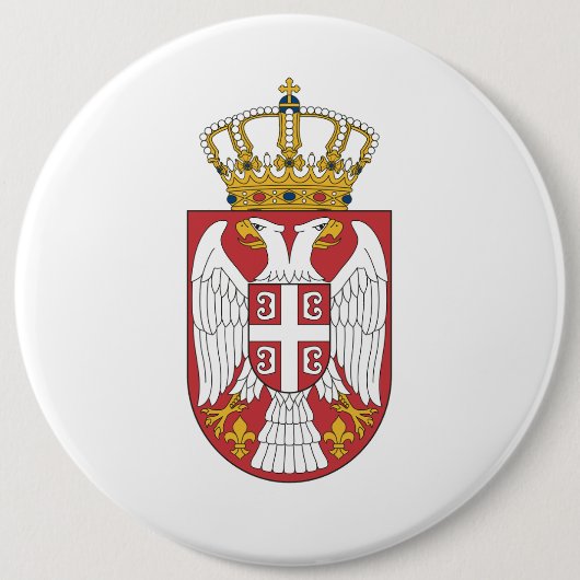 Serbian Eagle Button (Vorderseite)