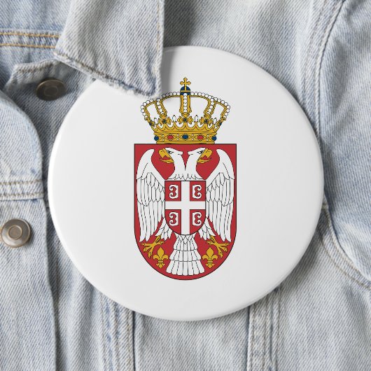 Serbian Eagle Button (Beispiel)