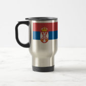 Serbian-Flaggen-Reise-Tasse Reisebecher (Links)