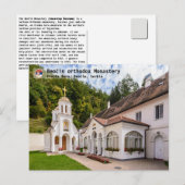 SERBIAN MONASTERIEN - Kloster Beočin orthodox Postkarte (Vorne/Hinten)
